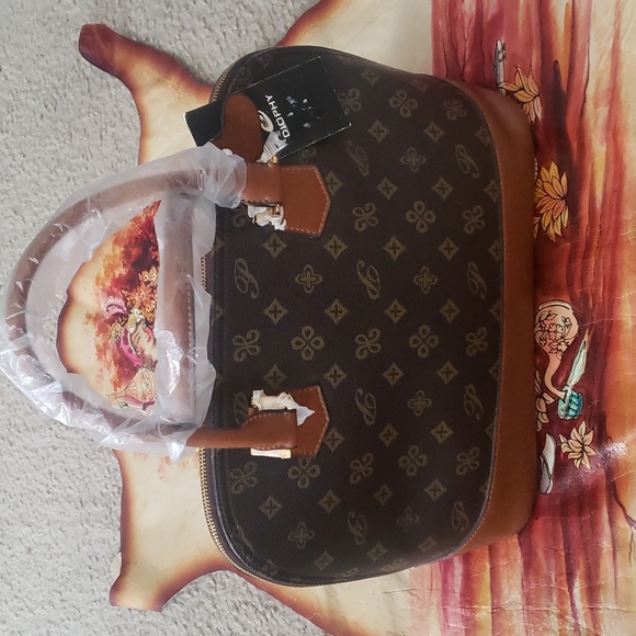 Diophy monogram dome satchel. - Picture 1 of 13
